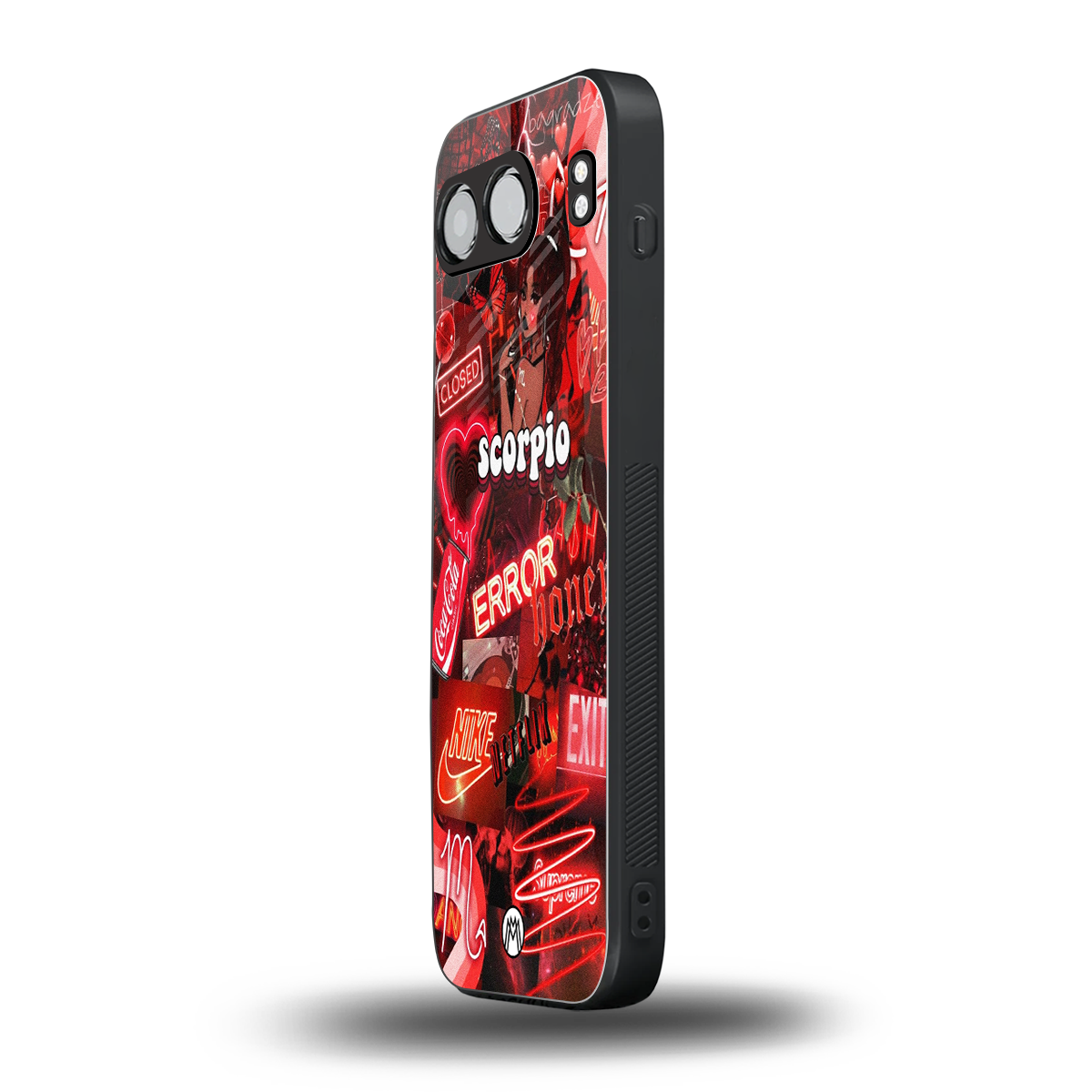 scorpio aesthetic collage back phone cover | glass case for oneplus nord 4