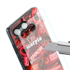 scorpio aesthetic collage back phone cover | glass case for oneplus nord 4