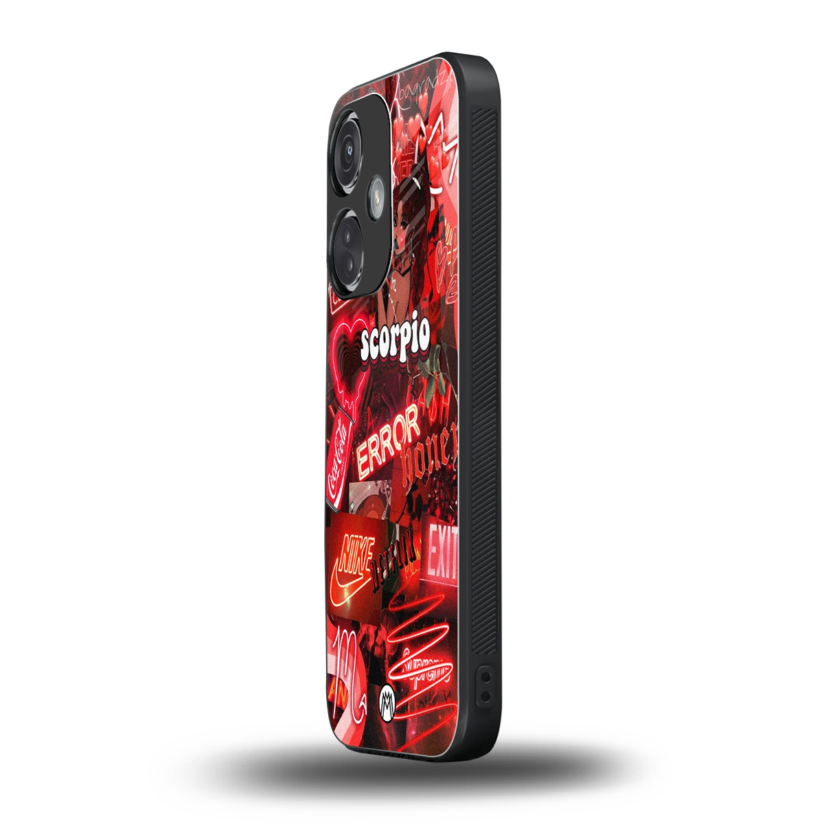scorpio aesthetic collage back phone cover | glass case for oneplus nord ce 3