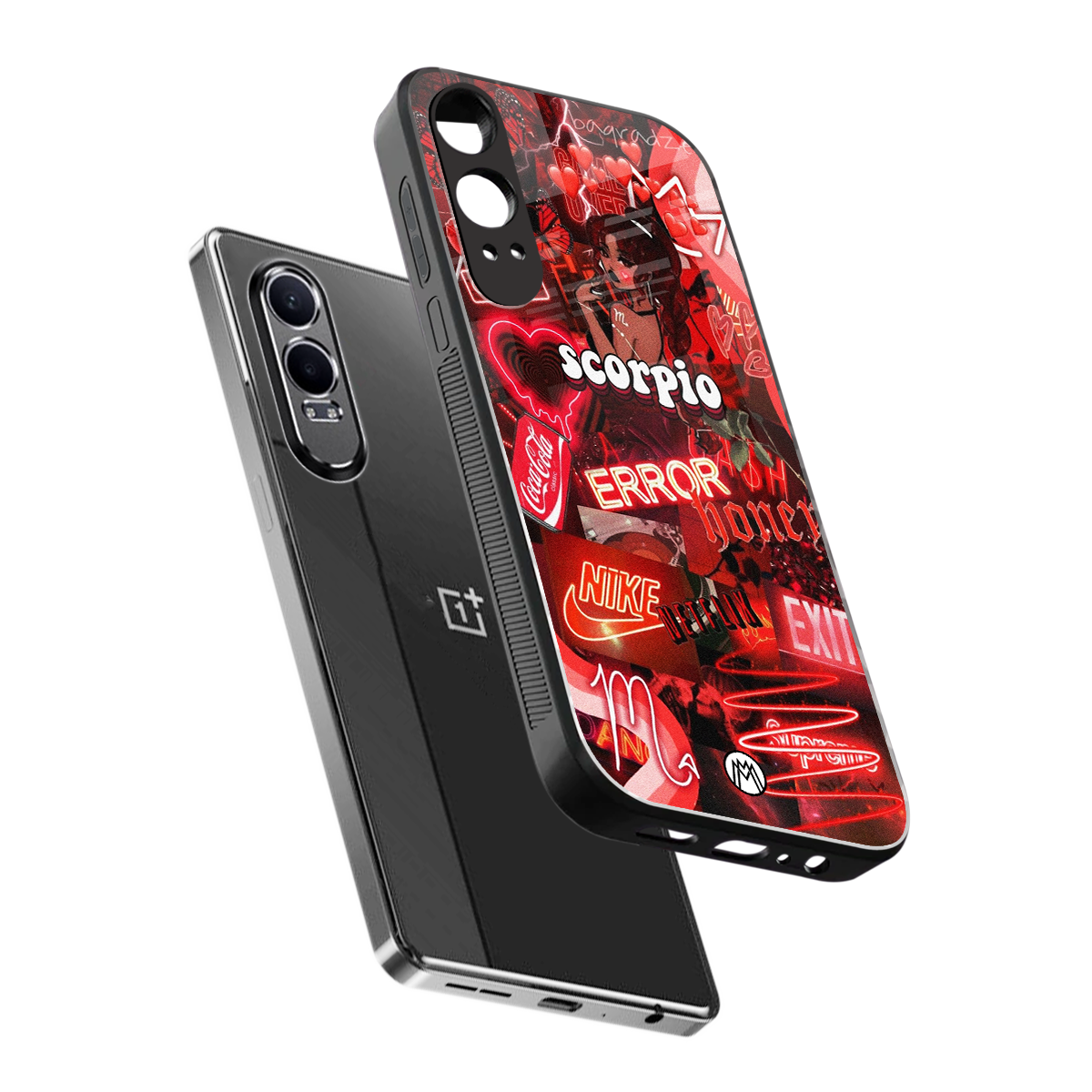 scorpio aesthetic collage back phone cover | glass case for oneplus nord ce 4 lite