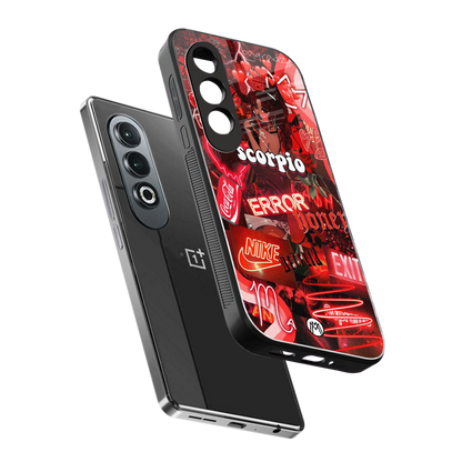 scorpio aesthetic collage back phone cover | glass case for oneplus nord ce 4
