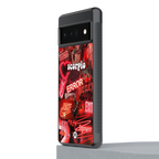 scorpio aesthetic collage back phone cover | glass case for google pixel 6 pro