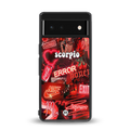 scorpio aesthetic collage back phone cover | glass case for Google Pixel 6A
