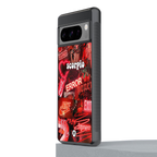 scorpio aesthetic collage back phone cover | glass case for google pixel 8 pro