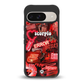 scorpio aesthetic collage back phone cover | glass case for google pixel 9