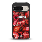 scorpio aesthetic collage back phone cover | glass case for google pixel 9