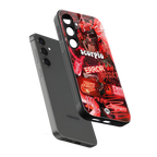 scorpio aesthetic collage back phone cover | glass case for samsung galaxy s24