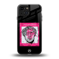 scribbled david michelangelo back phone cover | glass case for iphone 13 mini