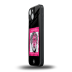 scribbled david michelangelo back phone cover | glass case for iphone 13 mini