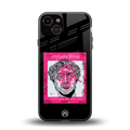 scribbled david michelangelo back phone cover | glass case for iphone 13