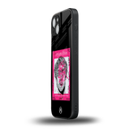 scribbled david michelangelo back phone cover | glass case for iphone 14 plus