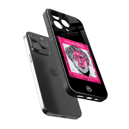 scribbled david michelangelo back phone cover | glass case for iphone 15 pro