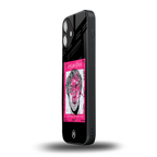 scribbled david michelangelo back phone cover | glass case for iphone 16 plus