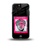 scribbled david michelangelo back phone cover | glass case for iphone 16 pro max