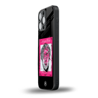 scribbled david michelangelo back phone cover | glass case for iphone 16 pro max
