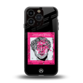 scribbled david michelangelo back phone cover | glass case for iphone 16 pro