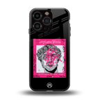 scribbled david michelangelo back phone cover | glass case for iphone 16 pro