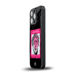 scribbled david michelangelo back phone cover | glass case for iphone 16 pro