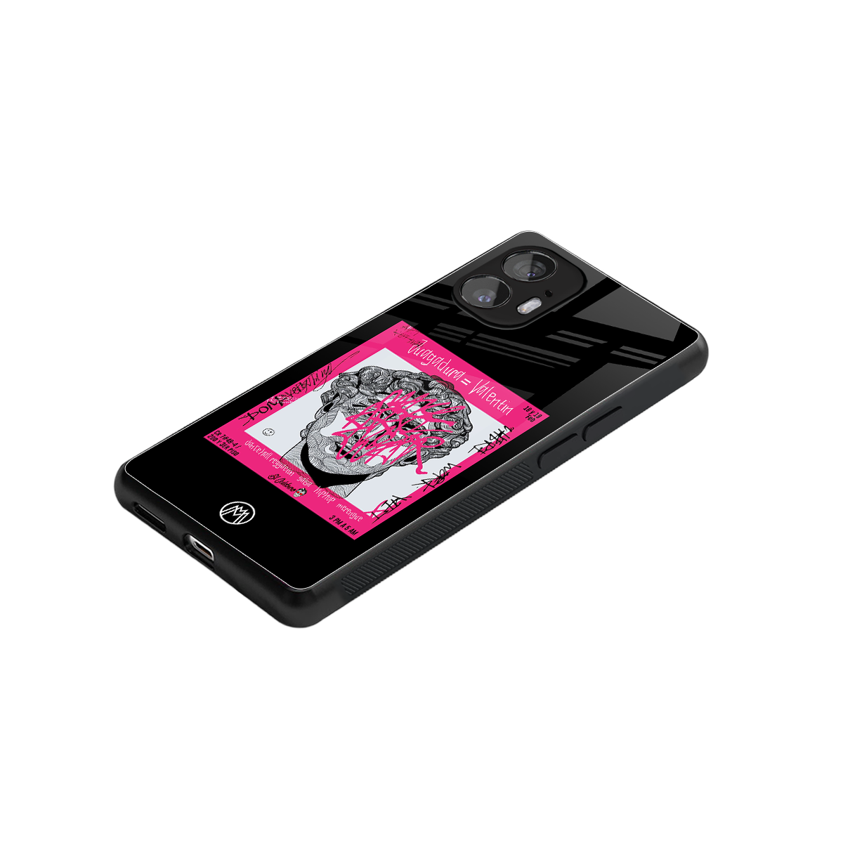 scribbled david michelangelo back phone cover | glass case for nothing phone 2