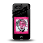 scribbled david michelangelo back phone cover | glass case for oneplus nord 4