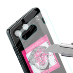 scribbled david michelangelo back phone cover | glass case for oneplus nord 4