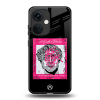 scribbled david michelangelo back phone cover | glass case for oneplus nord ce 3