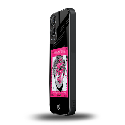 scribbled david michelangelo back phone cover | glass case for oneplus nord ce 4 lite