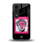 scribbled david michelangelo back phone cover | glass case for oneplus nord ce 4