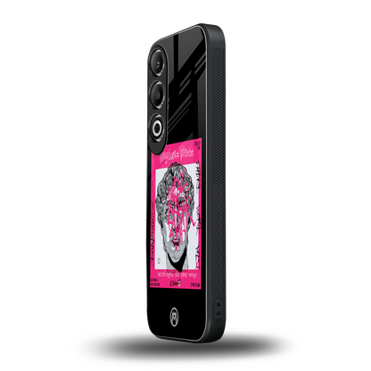 scribbled david michelangelo back phone cover | glass case for oneplus nord ce 4