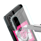 scribbled david michelangelo back phone cover | glass case for oneplus nord ce 4