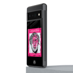 scribbled david michelangelo back phone cover | glass case for google pixel 6 pro