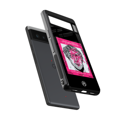 scribbled david michelangelo back phone cover | glass case for Google Pixel 6A