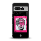 scribbled david michelangelo back phone cover | glass case for google pixel 7 pro