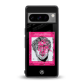 scribbled david michelangelo back phone cover | glass case for google pixel 8 pro