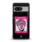 scribbled david michelangelo back phone cover | glass case for Google Pixel 8