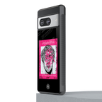 scribbled david michelangelo back phone cover | glass case for Google Pixel 8