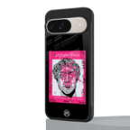 scribbled david michelangelo back phone cover | glass case for google pixel 9