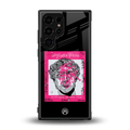 scribbled david michelangelo back phone cover | glass case for samsung galaxy s23 ultra