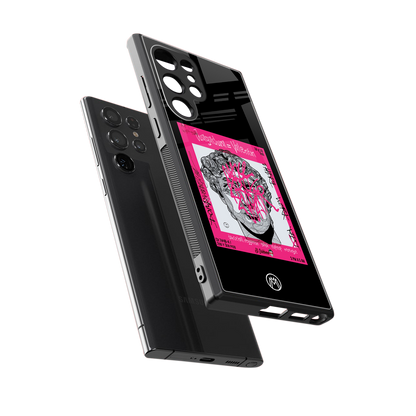 scribbled david michelangelo back phone cover | glass case for samsung galaxy s23 ultra