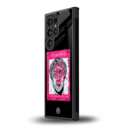 scribbled david michelangelo back phone cover | glass case for samsung galaxy s23 ultra