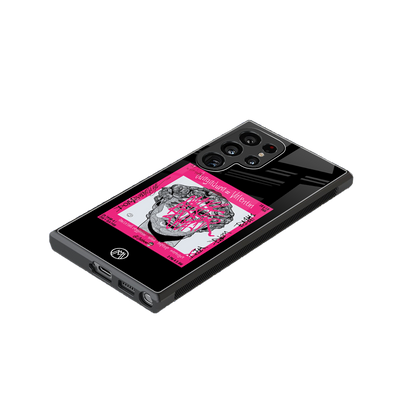 scribbled david michelangelo back phone cover | glass case for samsung galaxy s23 ultra