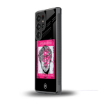 scribbled david michelangelo back phone cover | glass case for samsung galaxy s25 ultra