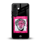 scribbled david michelangelo back phone cover | glass case for samsung galaxy s25 plus