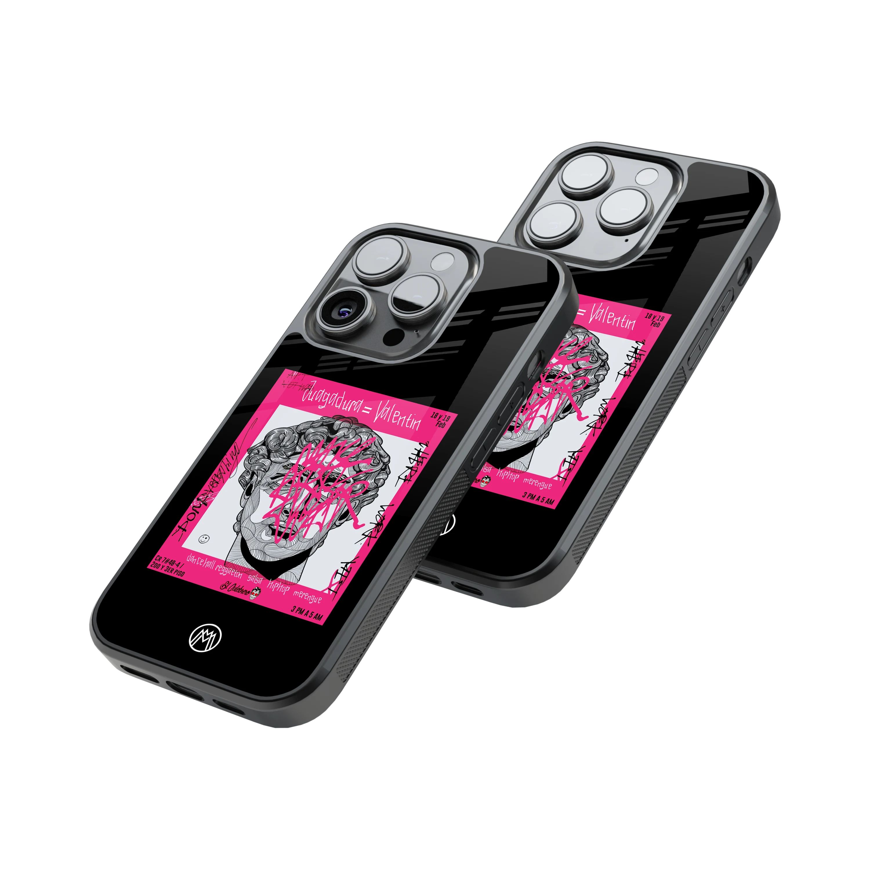 Protective Glass Back Phone Case Compatible with iPhone, Samsung, OnePlus, Pixel & More
