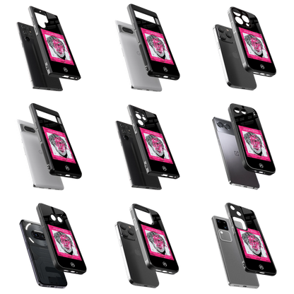 Durable Glass Back Mobile Case for iPhone, Samsung, OnePlus, Google Pixel, Redmi, Vivo, Oppo