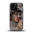 sculpted smoke back phone cover | glass case for iphone 13 pro