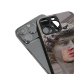 sculpted smoke back phone cover | glass case for iphone 16 pro