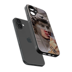 sculpted smoke back phone cover | glass case for iphone 16