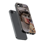 sculpted smoke back phone cover | glass case for iphone 16e