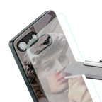 sculpted smoke back phone cover | glass case for iphone 16e